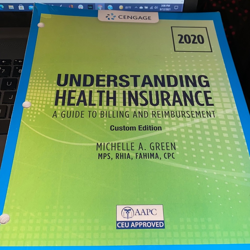 Understanding Health Insurance Textbook